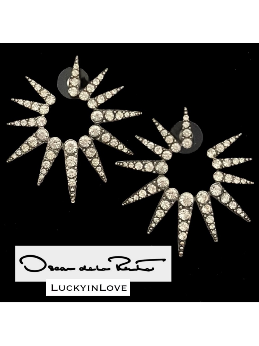 Oscar De La Renta Sea Urchin Hoop Earrings